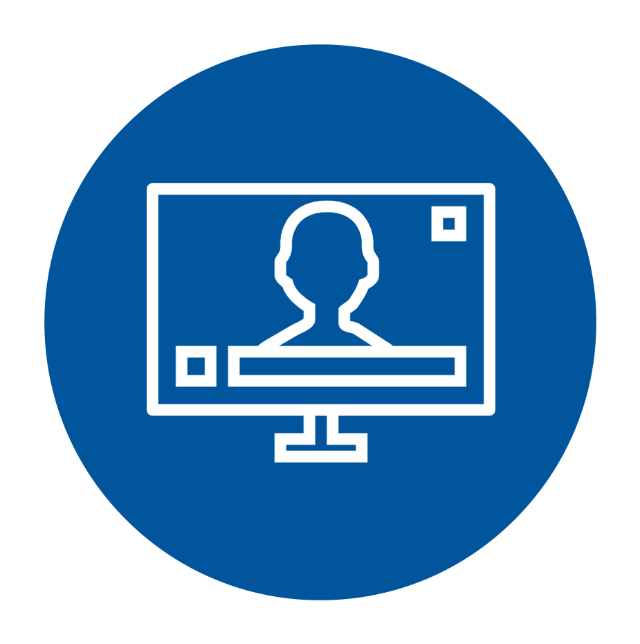 Paginas Web Chile Diseño Icono Azul Blanco Silueta - Registration Open Icon Png (956x956), Png Download