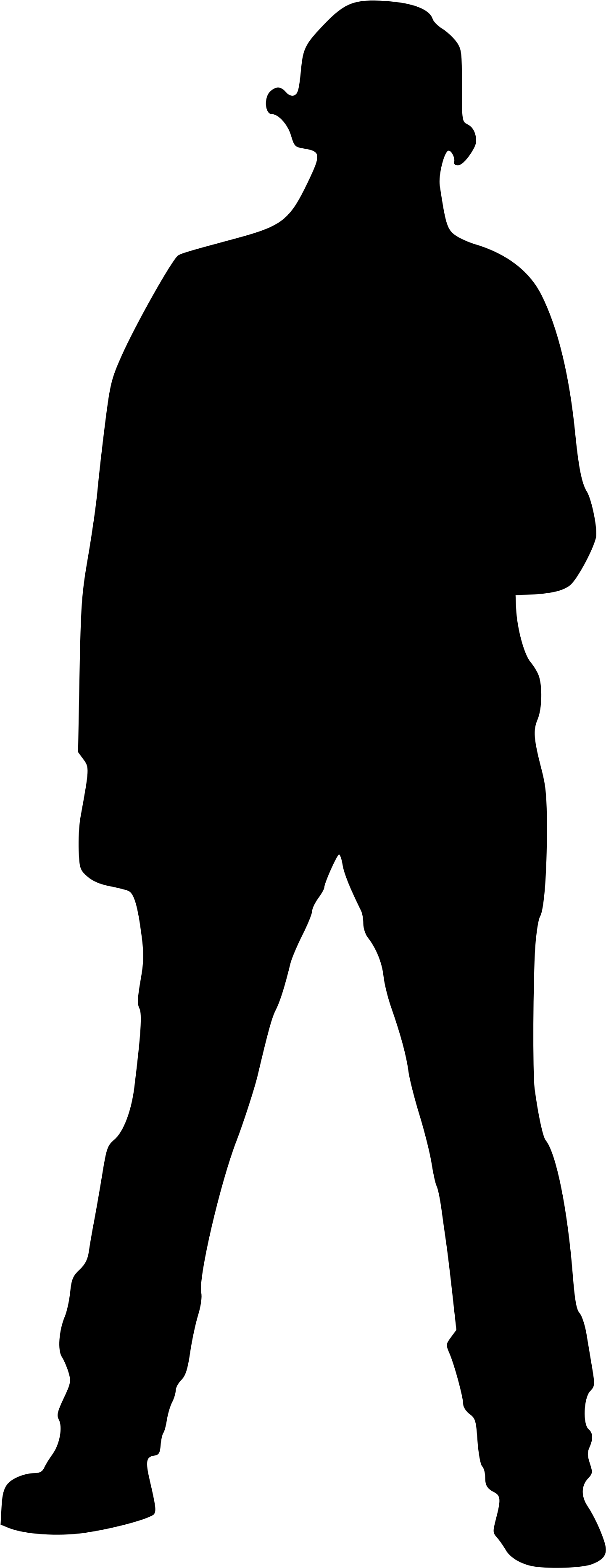 Open - Short Man Silhouette (2000x4417), Png Download