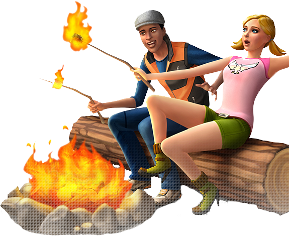 308cvwz - Sims 4 Outdoor Retreat (580x478), Png Download
