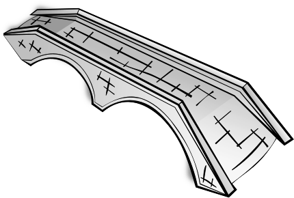 Stone Buildings Png Html Download Pngtransparent Pngwebpjpg - Bridge Clip Art (430x290), Png Download