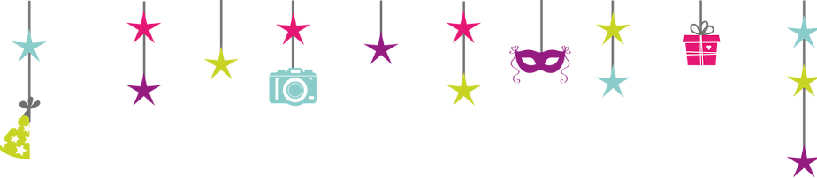 Mi Carrito - Estrellitas De Colores Png (924x202), Png Download