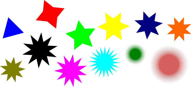 Polígonos Estrellados Simples Regulares - Birthday Invitations Teenage Girl (647x295), Png Download