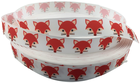 Osewemily Foxes - Handmade Ribbon Lanyard/ Keychain/ (500x500), Png Download