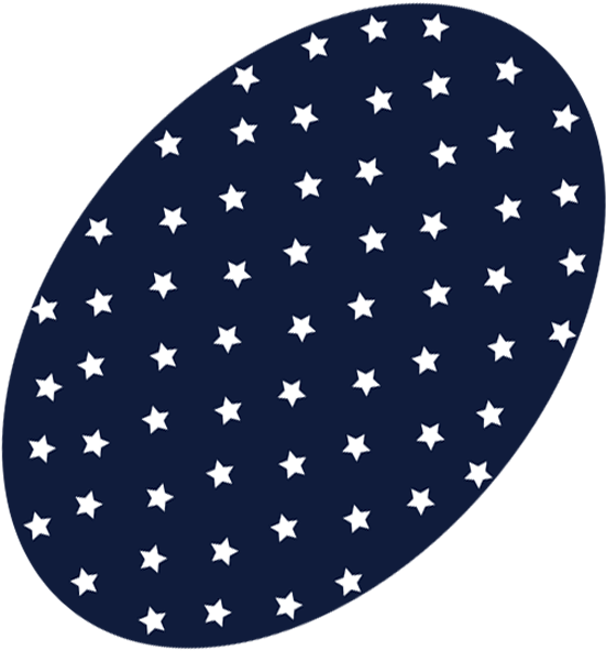 Image Of Estrellitas Azul, Gris Y Uva - Military Seal (600x600), Png Download