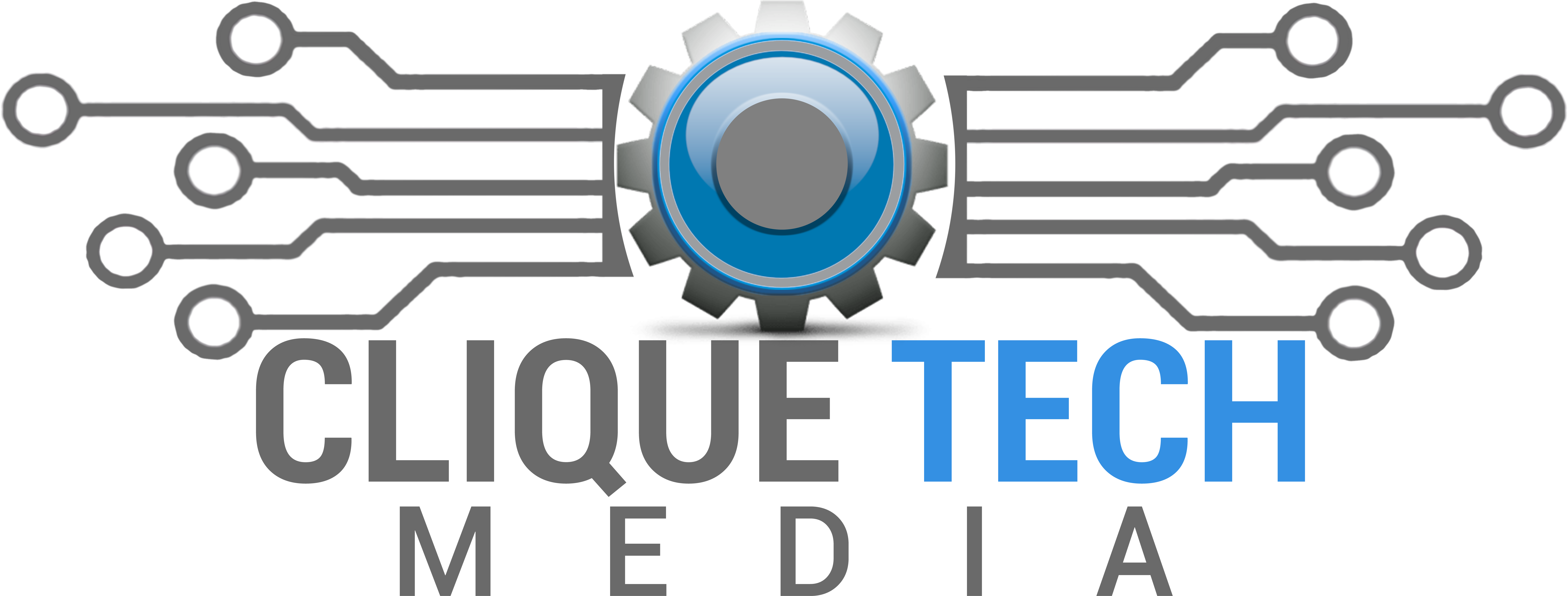 Clique Tech Logo - Gateway (7866x3552), Png Download