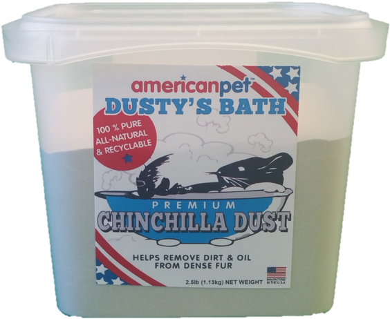 Dusty's Bath Chinchilla Dust - Plastic (632x1125), Png Download