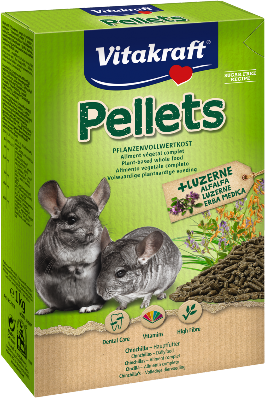 Produktbild Pellets Produktbild Pellets Png Chinchilla - Vitakraft Kracker - Herbal Sticks For Chinchillas 2pcs. (1400x1400), Png Download