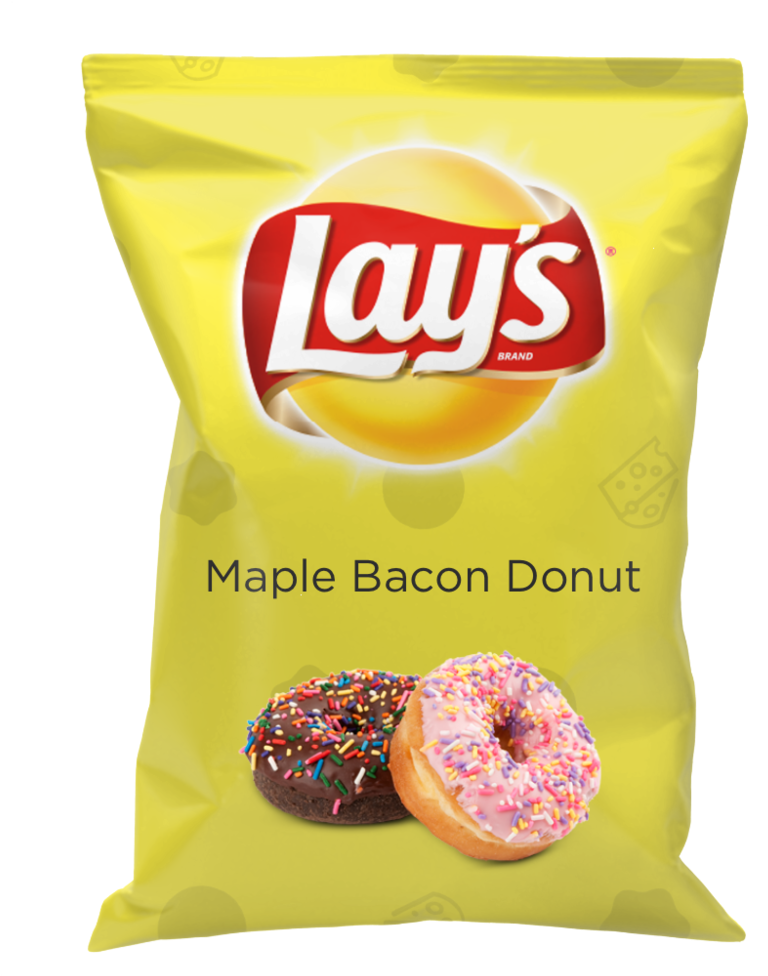 Donut-lays - Lays Potato Chips (1000x1000), Png Download
