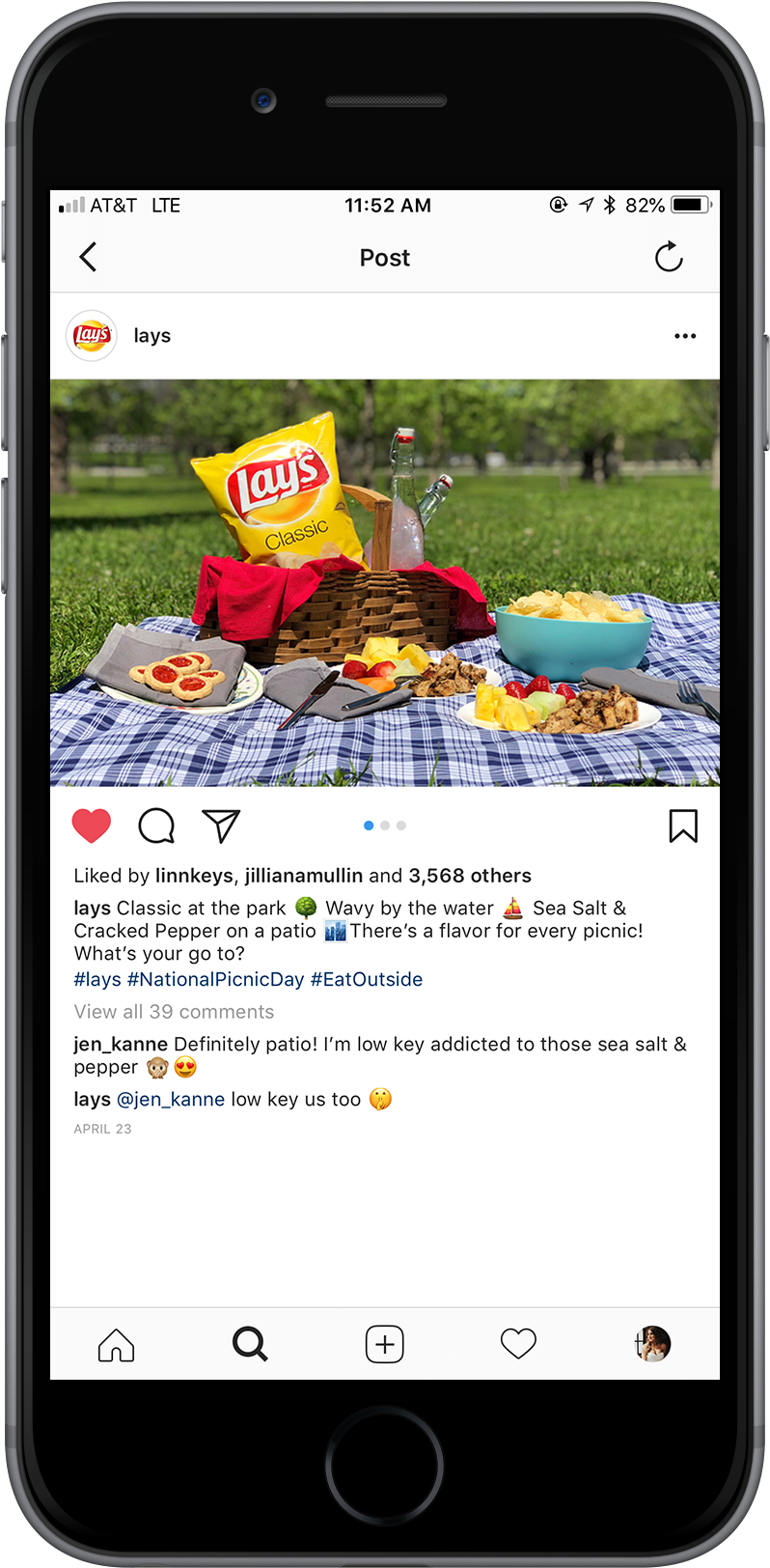 Lay's Social Posts - Portable Network Graphics (857x1681), Png Download