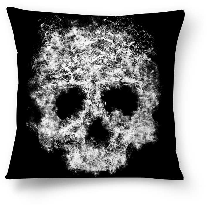 Almofada Smoke Skull De Michel Martinsna - Cushion (800x800), Png Download