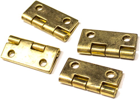 Bag F - Hinges - Brass (500x500), Png Download