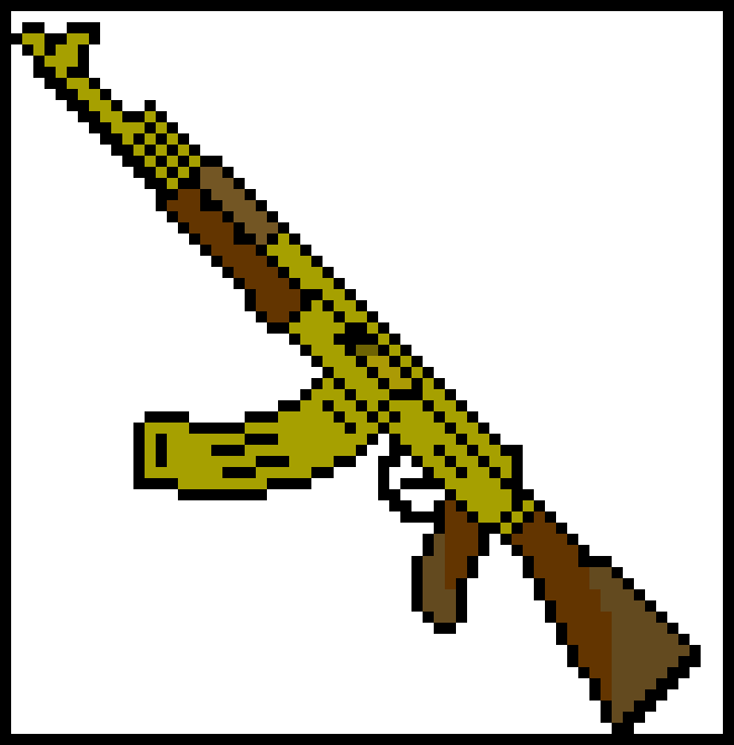 Download Gold Ak Ak 47 Pixel Art Full Size PNG Image PNGkit Download Gold Ak Ak 47 Pixel Art Full Size PNG Image PNGkit