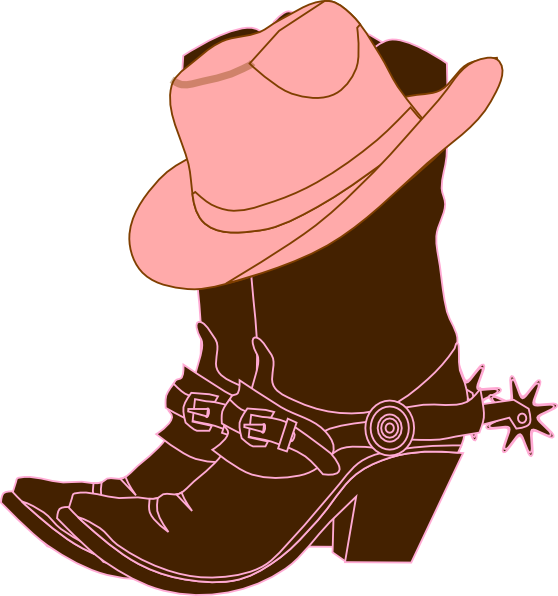 Cowgirl Boots Clip Art - Cowgirl Boots Clipart (558x596), Png Download
