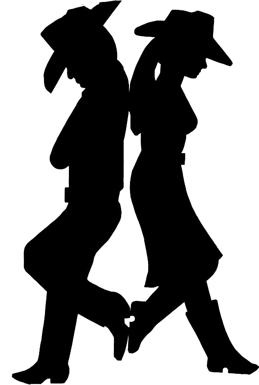 Report Abuse - Country Line Dancing Clipart (530x787), Png Download