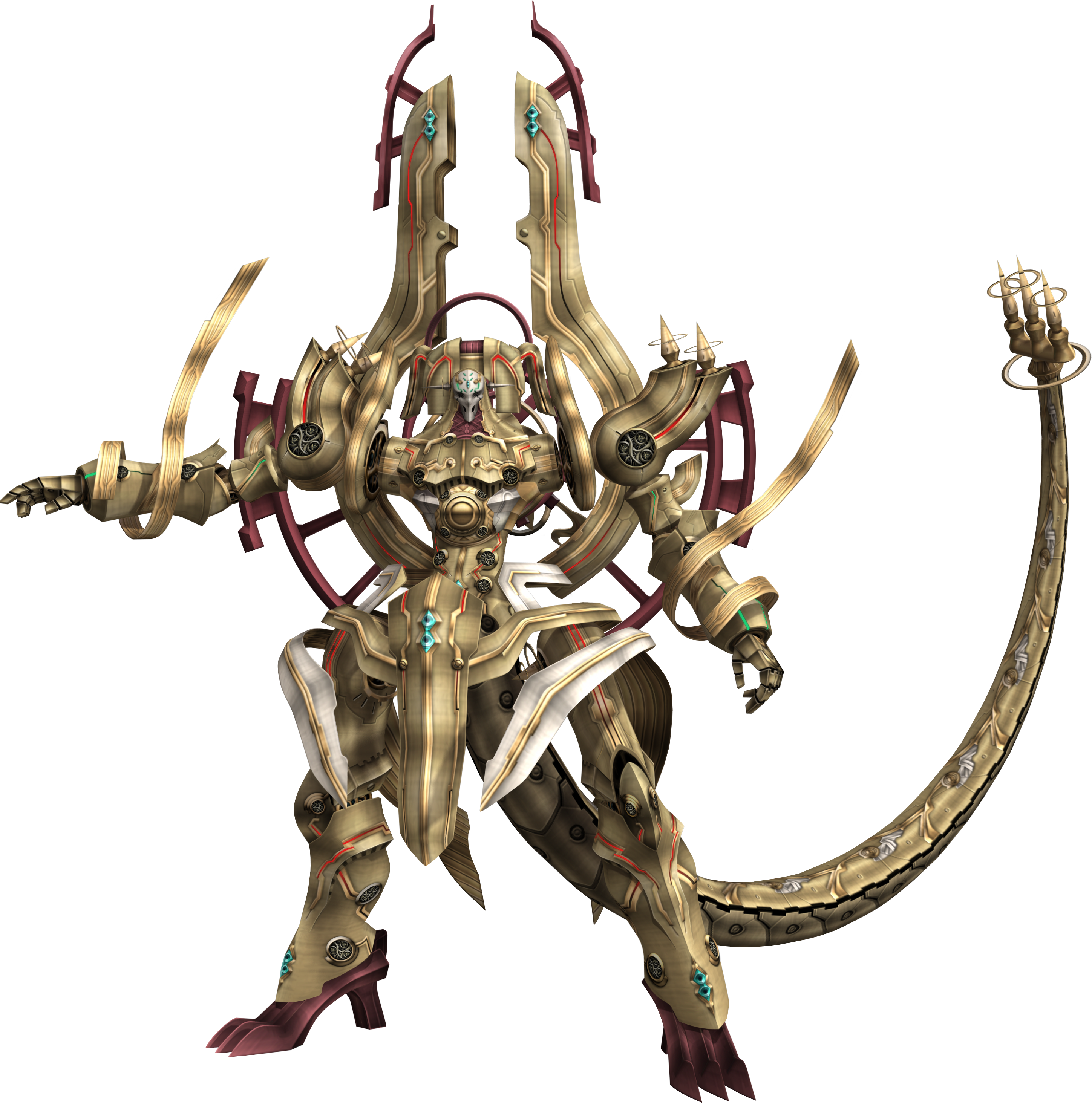 One Image Of It Here ◊ - Yaldabaoth Xenoblade (2897x2927), Png Download