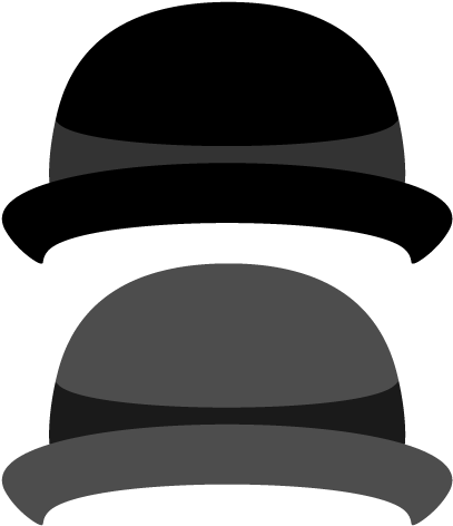 Printable Bowler Hat Photo Booth Prop - Free Printable Gatsby Photo Booth Props (458x593), Png Download