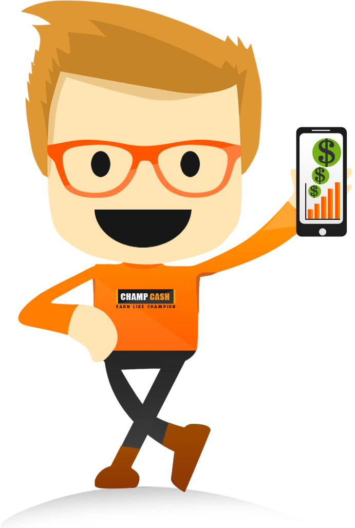 Champcash Android App - Champ Cash Logo (690x1051), Png Download