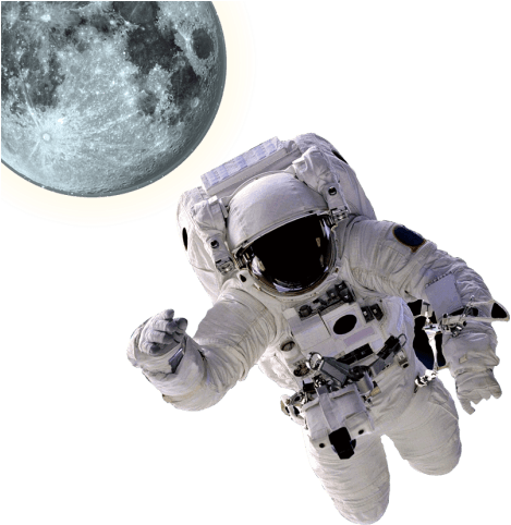 Free Png Astronaut Material Png Images Transparent - Poster: Tafreshi's Telescopic Close Up View (481x481), Png Download