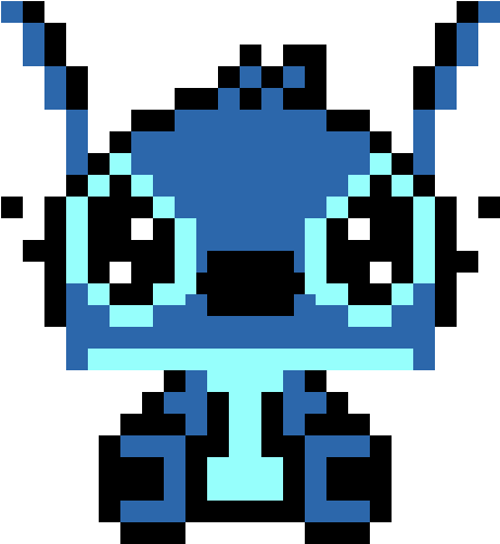 Stich - Stitch Pixel Art (540x540), Png Download