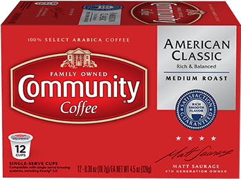 American Classic Coffee Pods 12 Count Compatible With - Count Dark Roast Coffee (600x400), Png Download