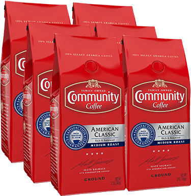 Ground American Classic Coffee - Community Coffee Breakfast Blend Coffee Keurig K Cup (600x400), Png Download
