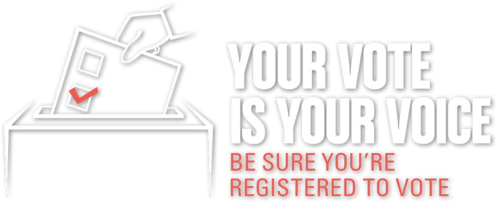 Your Vote Is Your Voice - California (1000x445), Png Download