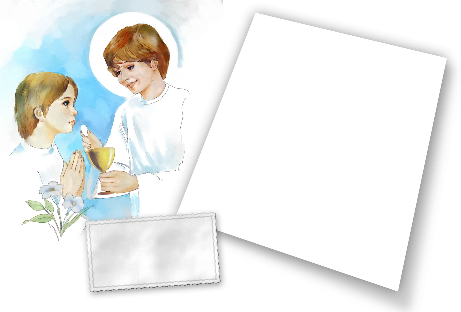 Batismo Png Frames - Creative Album (1600x1084), Png Download