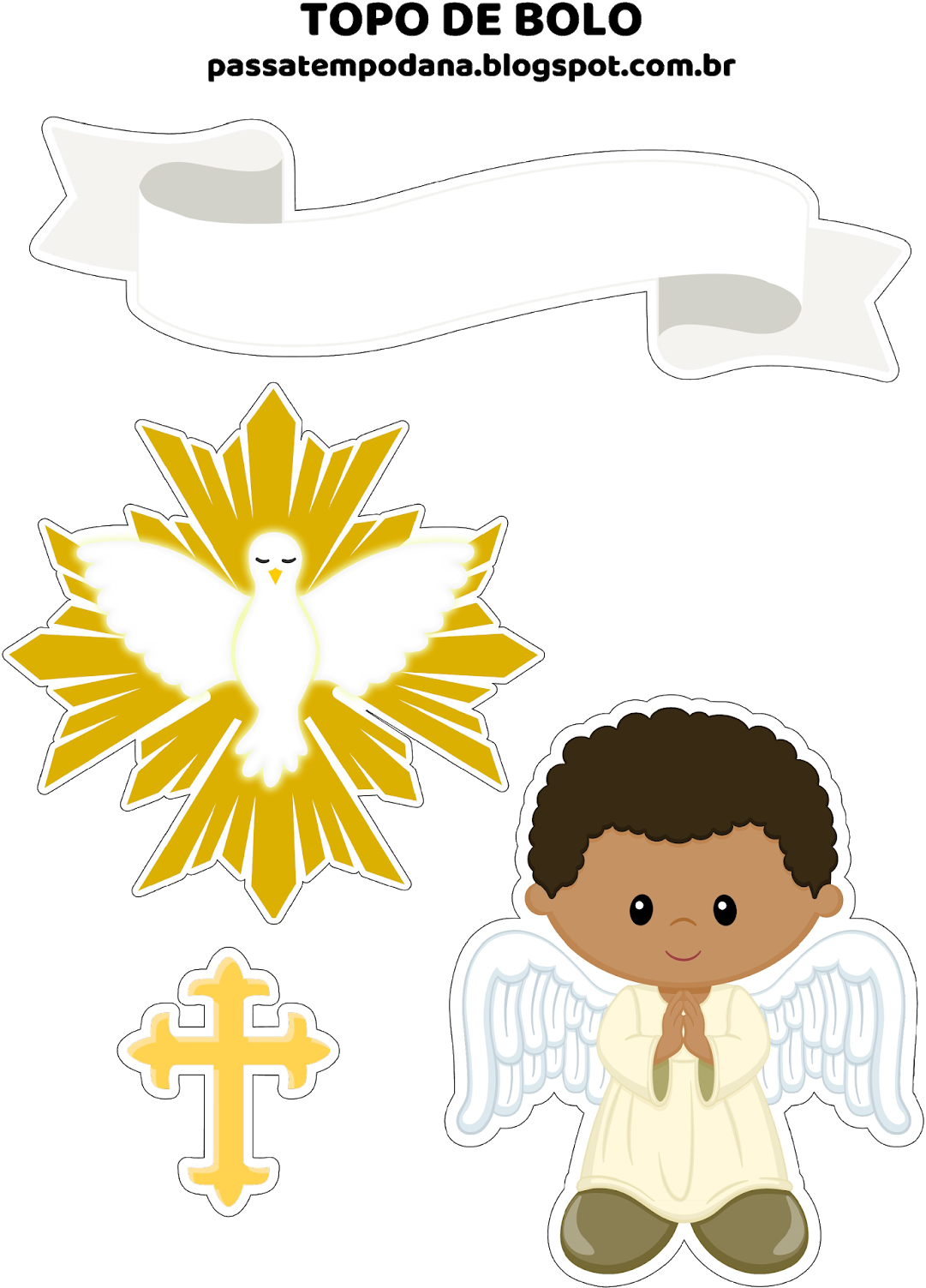 Download Topo De Bolo Topo De Bolo De Batismo Full Size Png Image Pngkit