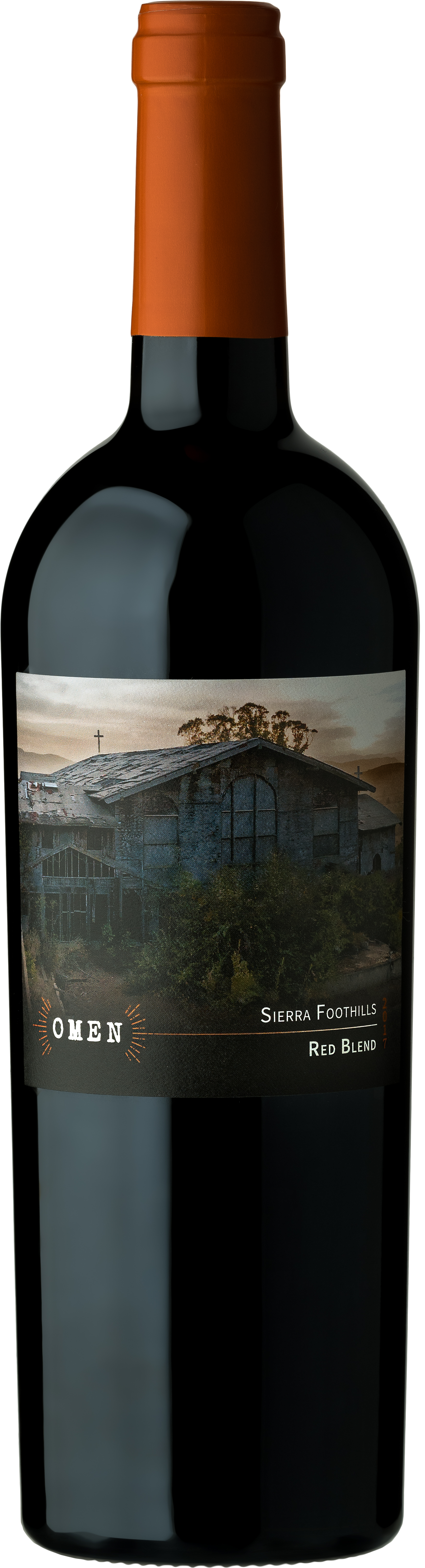 Label - Omen Red Blend (1792x6528), Png Download