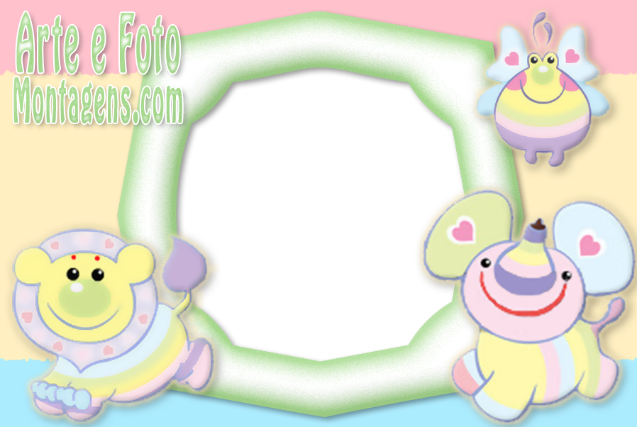 Molduras - Arte E Fotomontagens Infantil (898x602), Png Download