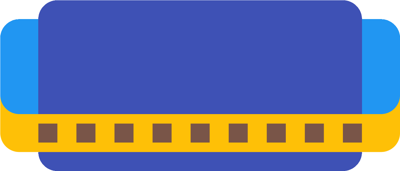 This Icon Represents A Harmonica - Harmonica Png (1600x1600), Png Download