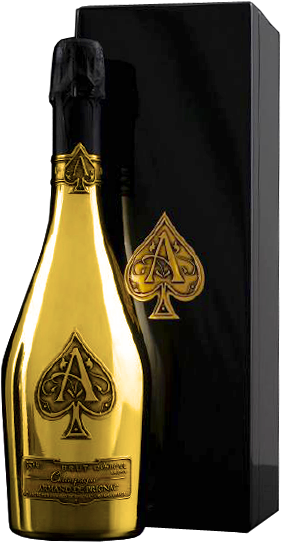 Armand De Brignac Brut Gold - Champagne Armand De Brignac (411x620), Png Download