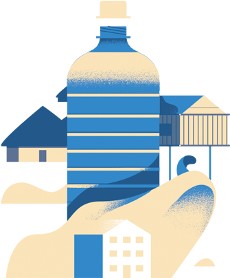 Arup K - Sengupta - Water (375x425), Png Download