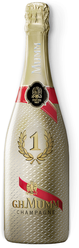 Gold N°1 - G.h. Mumm Et Cie (376x840), Png Download