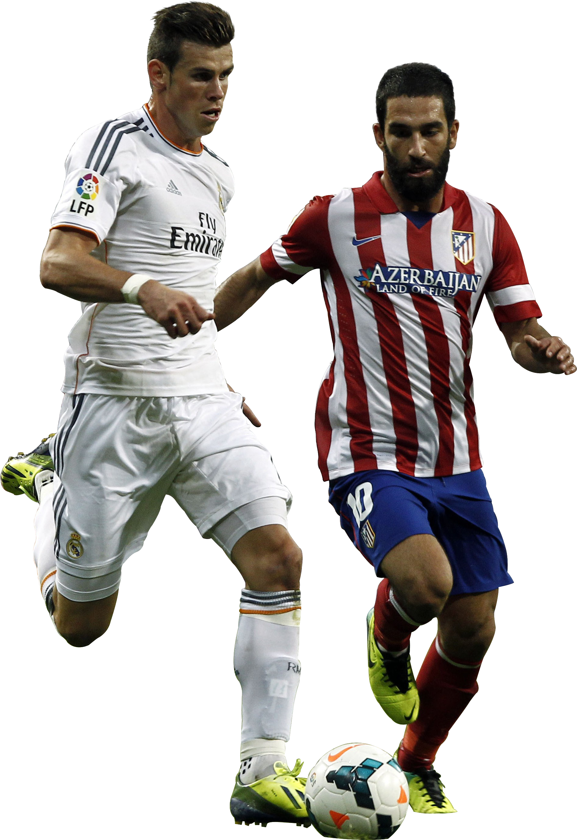 Gareth Bale & Arda Turan - Kick Up A Soccer Ball (2027x2876), Png Download