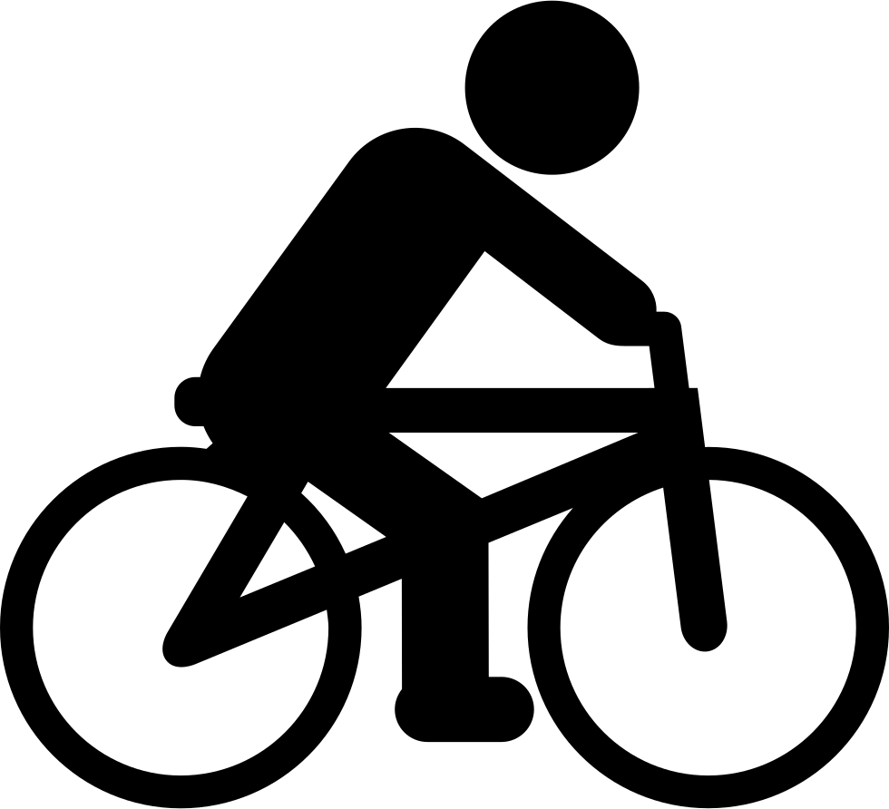Cyclist Silhouette Comments - Ciclista Png (980x892), Png Download