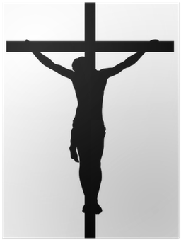 Jesus Christ Crucifiction Silhouette Poster • Pixers® - Jubilee Church (400x400), Png Download