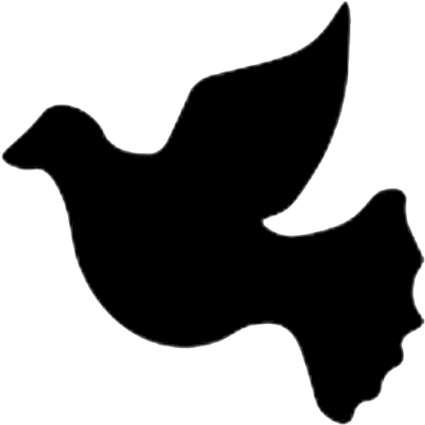 Dove Logo - Silhouette (500x500), Png Download