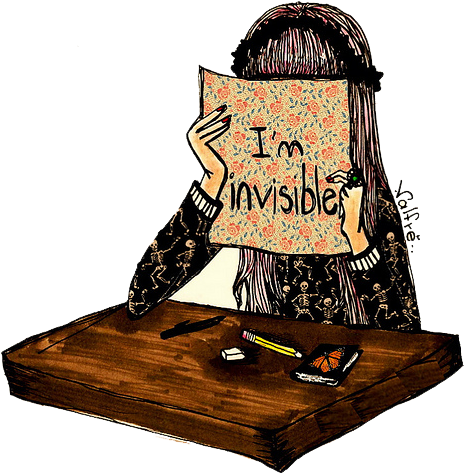 Vintage Girl Png - Anime Depressive (481x515), Png Download