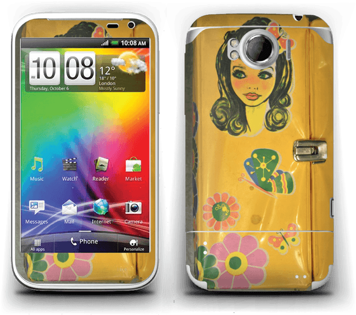 Vintage Girl - Htc Sensation Xl - 16 Gb - Unlocked - Gsm (800x679), Png Download