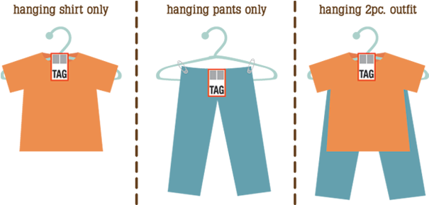 Consignors - Hang Pants On A Shirt Hanger (721x344), Png Download