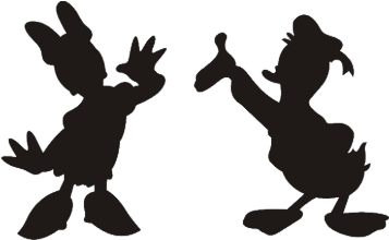 Download Png Donald Duck Silhouette Full Size Png Image Pngkit