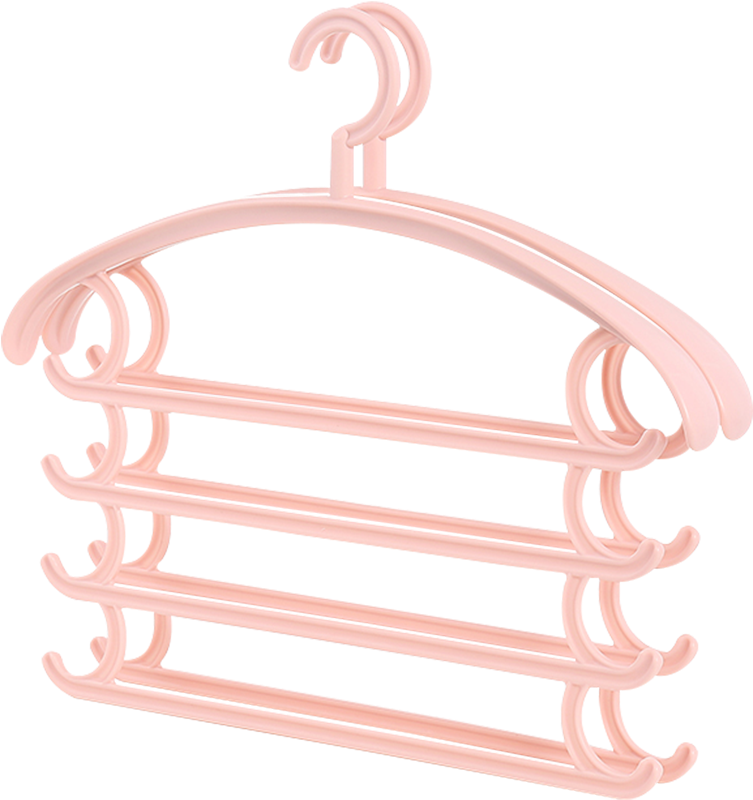 Hi Jiajia Widened Plastic Even Hangers Non-slip Hanger - Clothes Hanger (800x800), Png Download