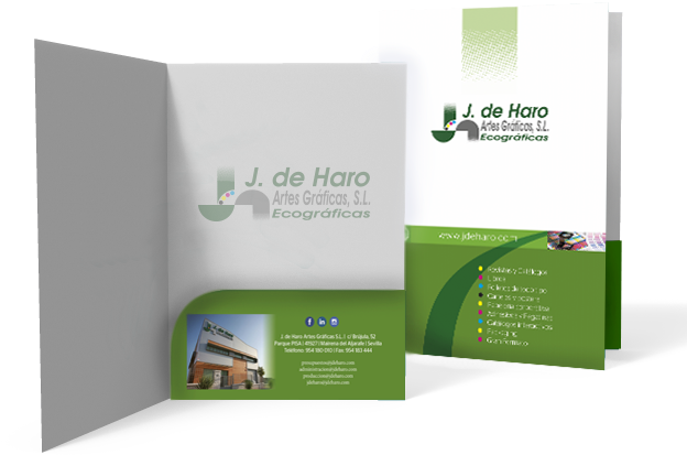 Cuadernos, Carpetas Y Maletines Personalizables - Carpetas Corporativas Diseño (640x480), Png Download