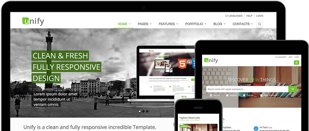 White-ipad - Responsive Web Design (1131x425), Png Download