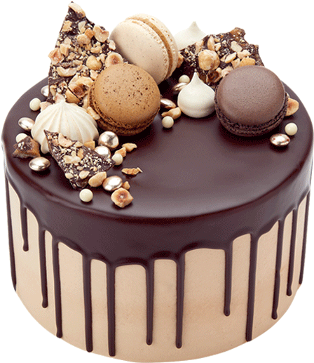 Je Vous Propose Aujourd'hui La Recette De Délicieux - Chocolate Drip Cake Decorated (493x593), Png Download