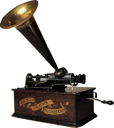 Thought Recording Phonograph - Tecnologia De La Antigüedad (446x500), Png Download