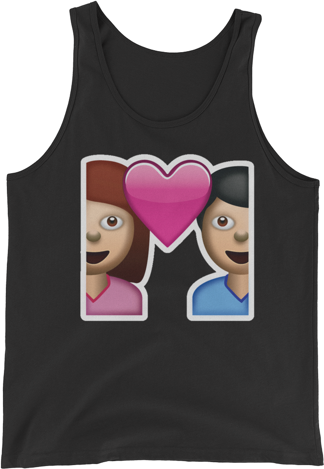 Men's Emoji Tank Top - Top (1000x1000), Png Download