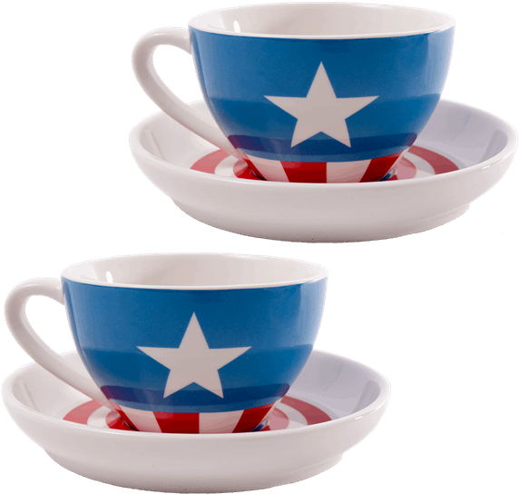 Marvel Cup & Saucer (600x600), Png Download