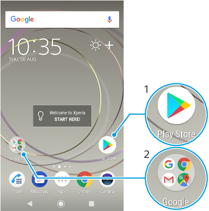 Atajos Y Carpetas - Widget (421x425), Png Download